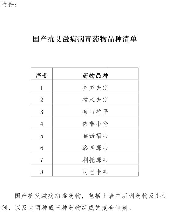 两部门：国产抗艾滋病病毒药品延续免征增值税