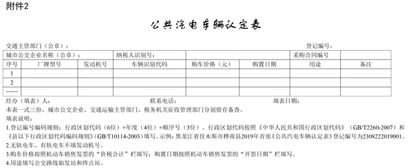 国家税务总局：城市公交企业购置公共汽电车辆免征车辆购置税